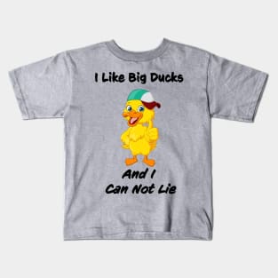 Big Duck Love - Cute Duckling with Cap Unisex Kids T-Shirt